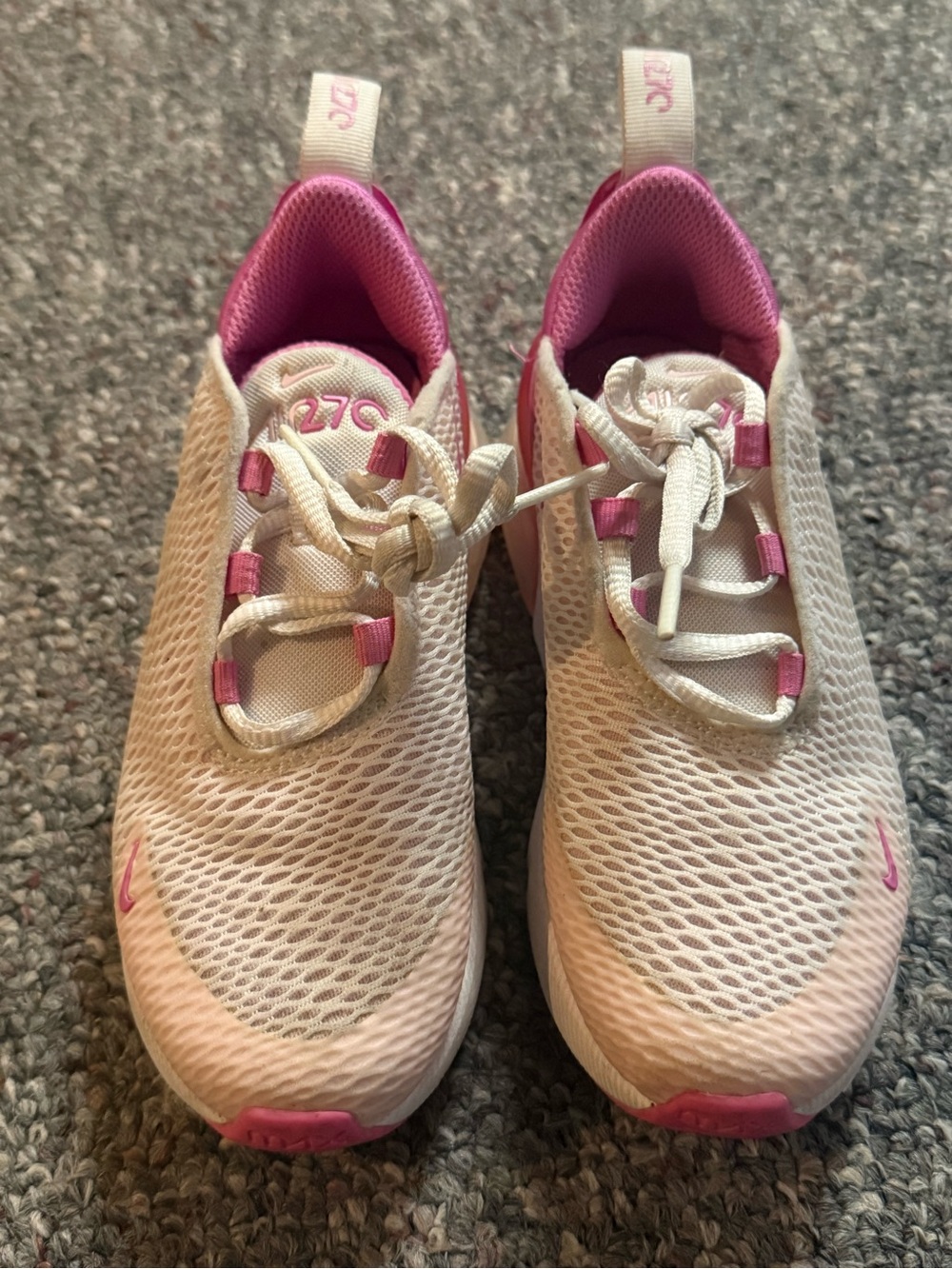 Nike Kids Pink and White 270